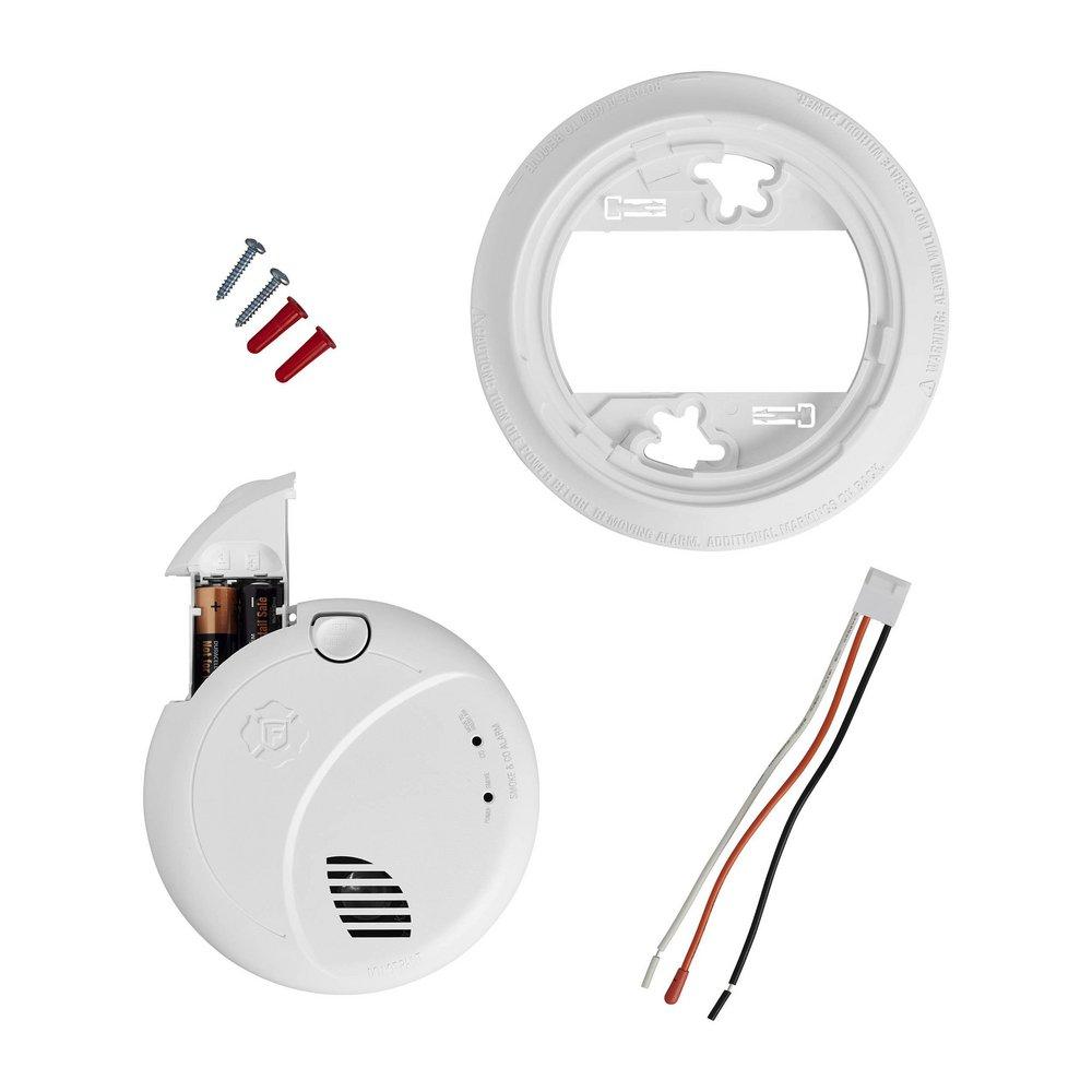 AC/DC Smoke & Carbon Monoxide Combo Alarm with Voice Alerts 