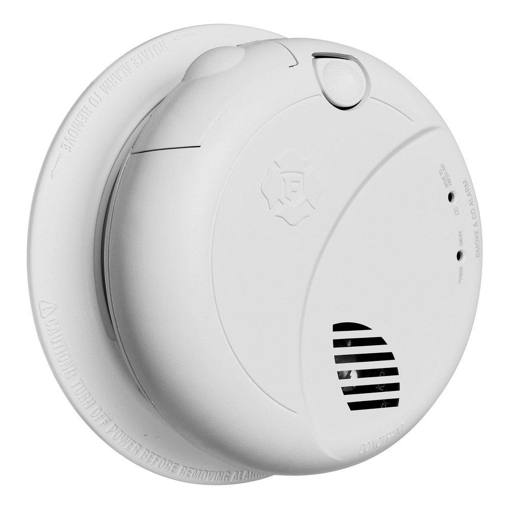 AC/DC Smoke & Carbon Monoxide Combo Alarm with Voice Alerts 