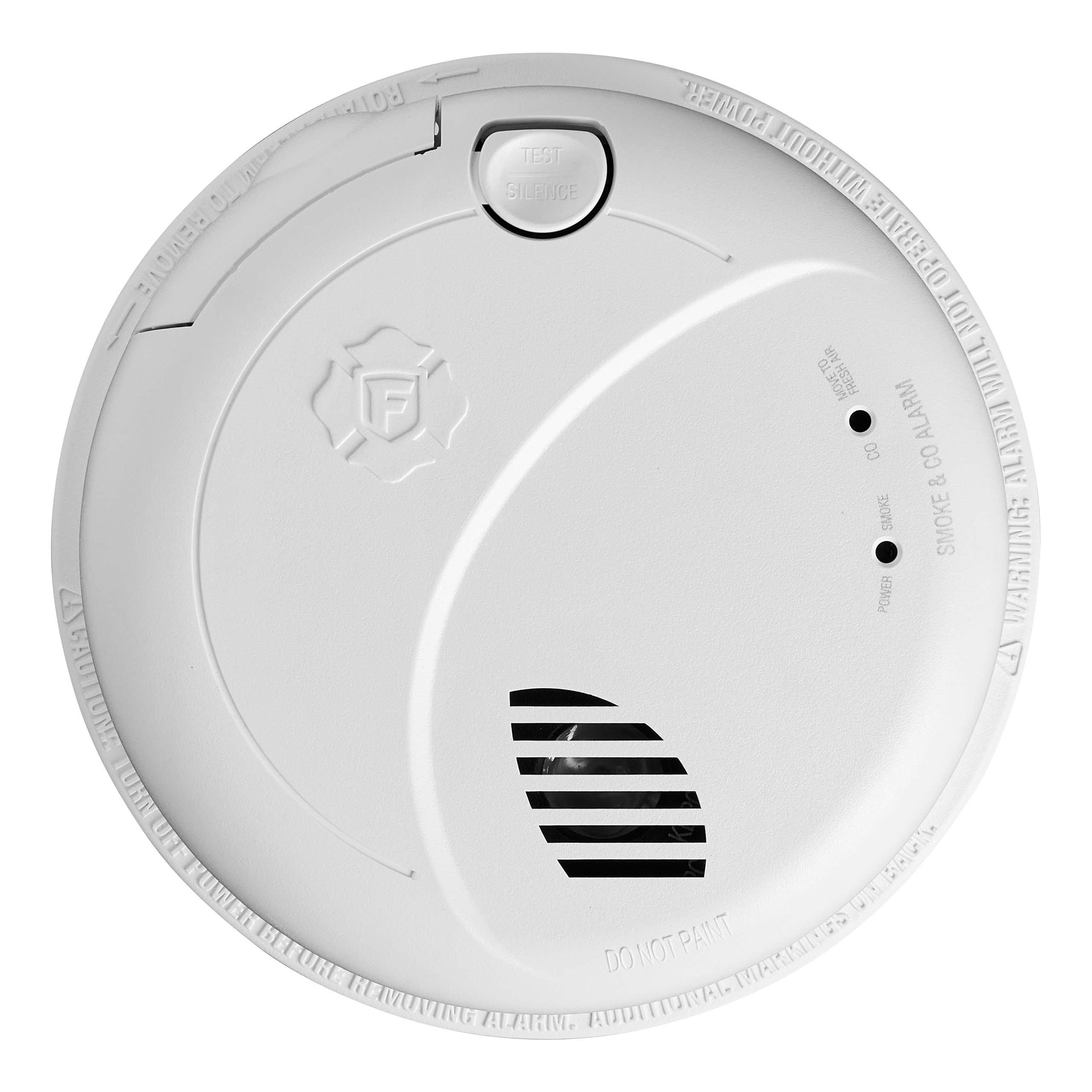 AC/DC Smoke & Carbon Monoxide Combo Alarm with Voice Alerts 