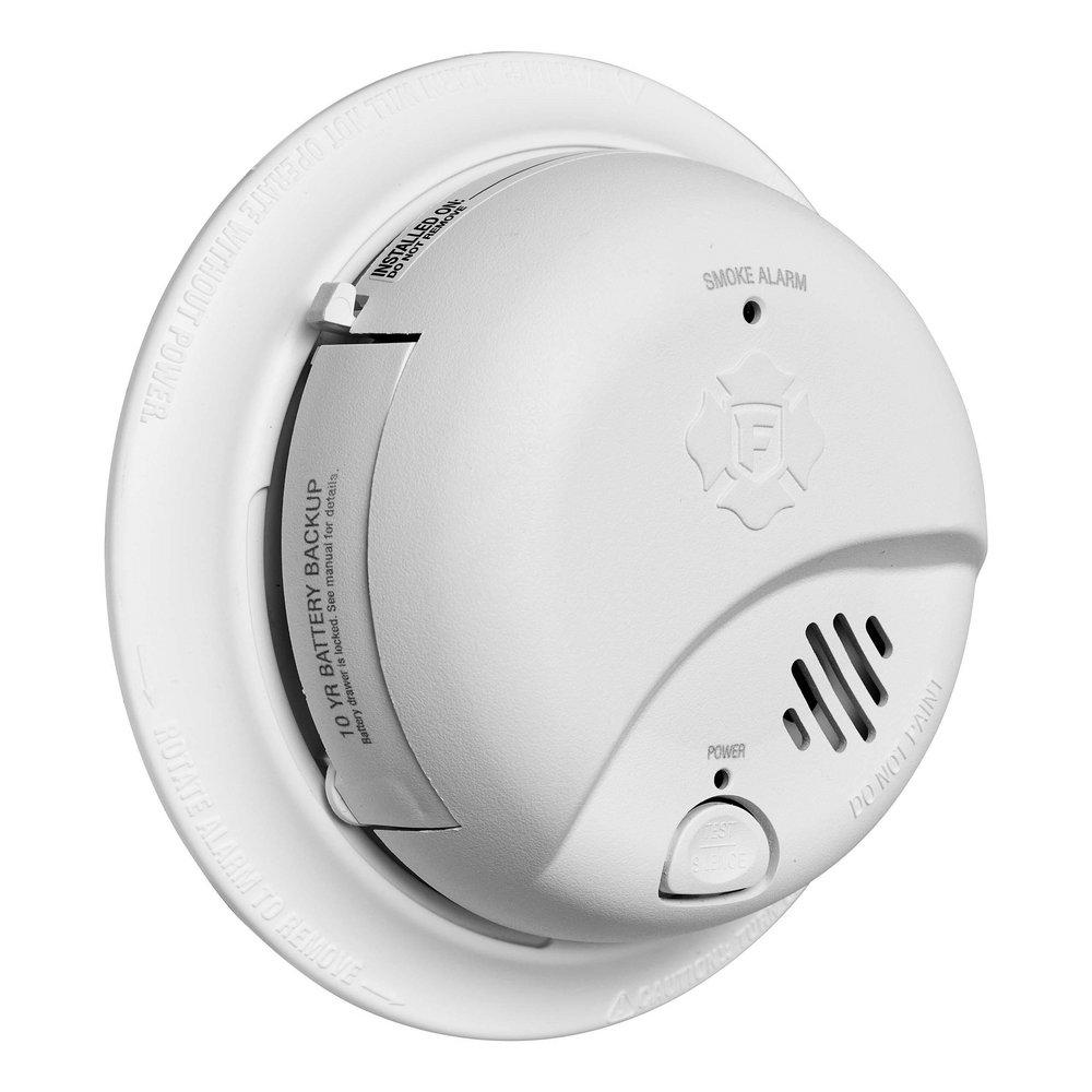 AC/DC Smoke Alarm with 10 Year Battery 