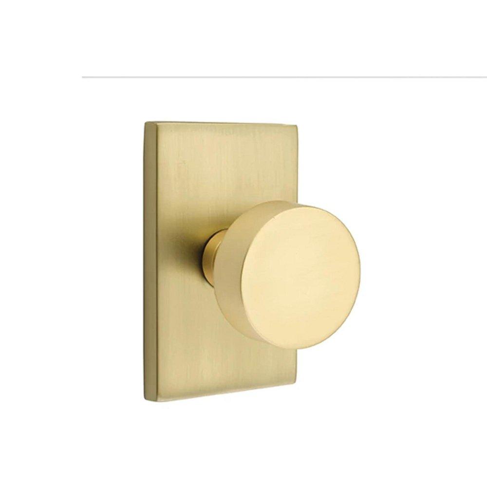 DUMMY MODERN RECTANGULAR ROSETTE ROUND KNOB  US4 