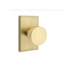 DUMMY MODERN RECTANGULAR ROSETTE ROUND KNOB  US4 