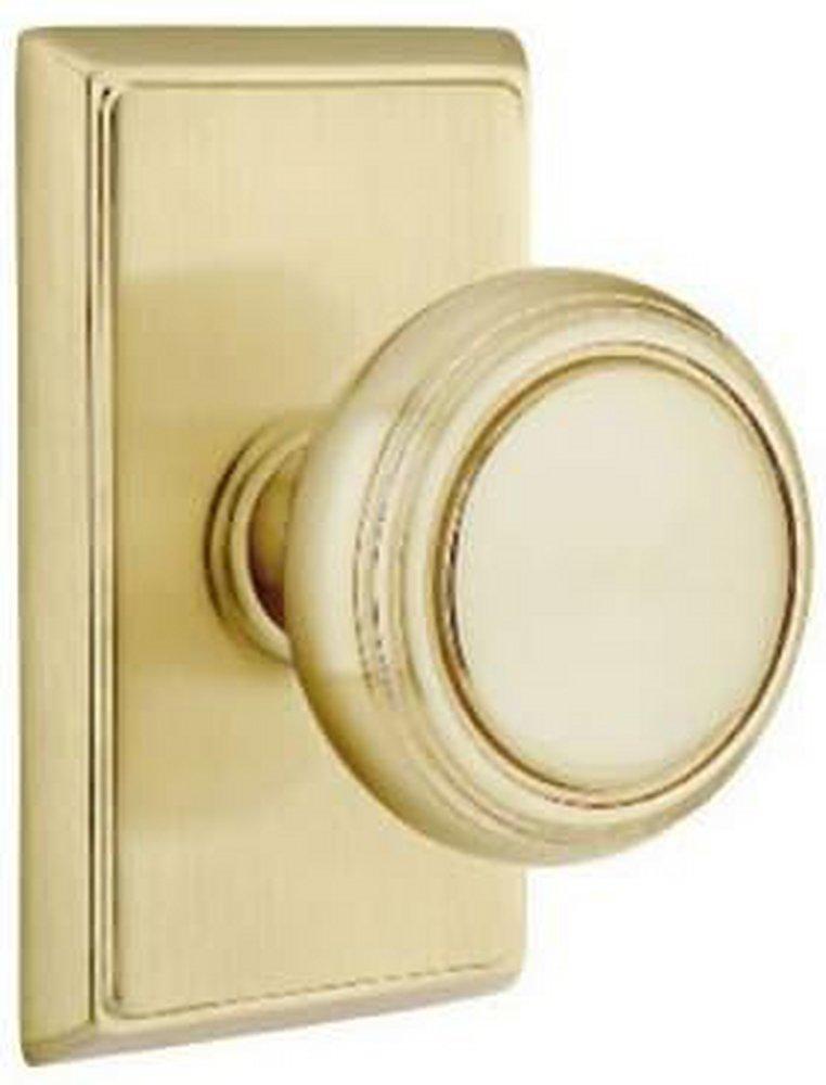 PRIVACY RECTANGULAR ROSETTE NORWICH KNOB  US4 