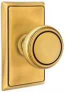 Privacy Door Knob with Rectangle Rosette in French Antique