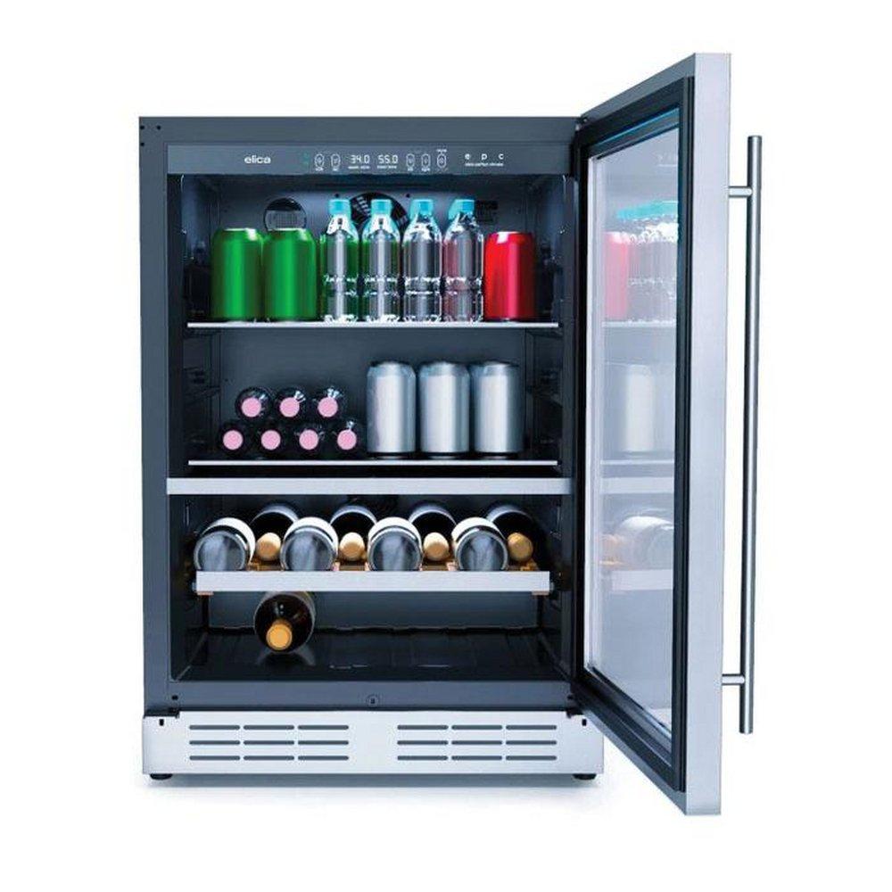 24 INCH WIDE 14 BOTTLE CAPACITY AND 72 CAN CAPACITY WINE AND BEVERAGE COOLER 