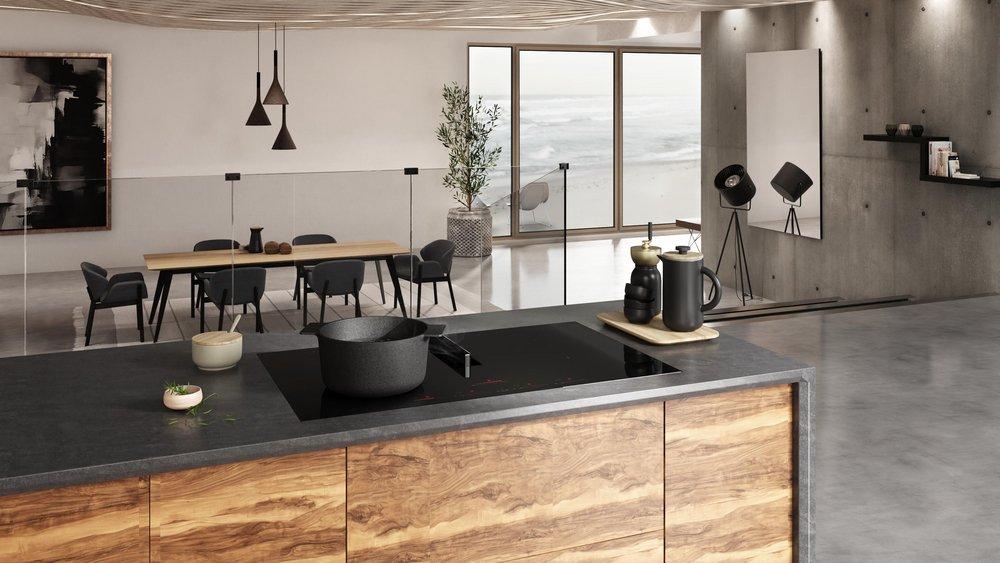 30 in. Induction Cooktop with 4 Cooking Zones in Black Ceramic Glass 