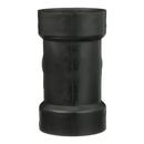 Black ABS DWV Flush Cleanout Tee With Plug 