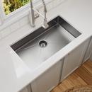 33 x 22 in. 1 Hole Stainless Steel Single Bowl Dual Mount Kitchen Sink 