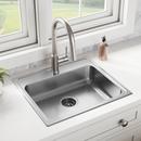 15 x 17 in. Stainless Steel Single Bowl Drop-In Kitchen Sink 