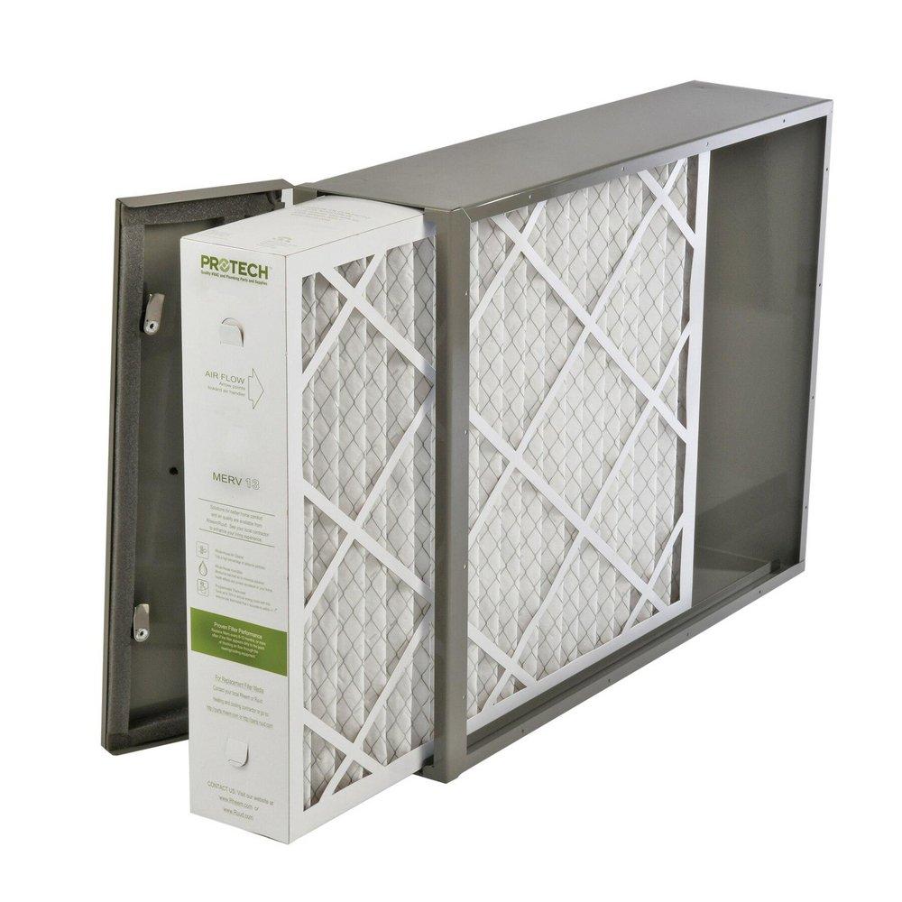 MERV 13 EXACT FIT MEDIA AIR CLEANER FOR AIR HANDLER - 17 IN CABINET ? RUUD IAQ 