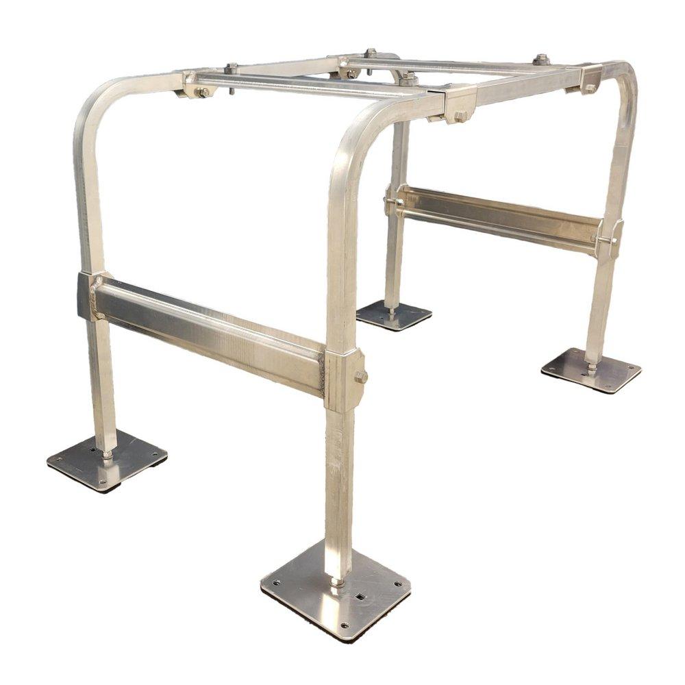18" Tall - Wide Width Aluminum Mini-Split Stand - 400 lbs. Max Capacity 