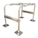 18" Tall - Wide Width Aluminum Mini-Split Stand - 400 lbs. Max Capacity 