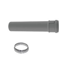 2 in. x 108 in. Polypropylene Single-Wall Vent Pipe