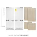 ZLINE 60 32.2 CU. FT. PANEL READY BUILT-IN 4-DOOR FRDO REFRIGERATOR WITH INTERNAL WATER AND ICE DISPENSER RBIV-60 