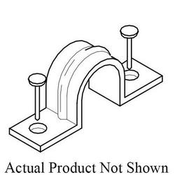 1-1/2 in. 2-Hole Galvanized Steel Pipe Strap with Nails