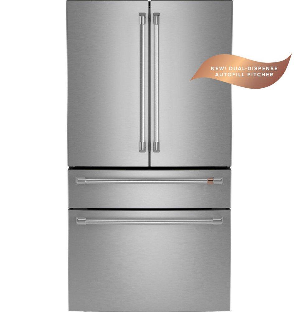 CAFT ENERGY STAR 23.2 CU. FT. SMART COUNTER-DEPTH 4-DOOR FRENCH-DOOR REFRIGERATOR WITH DUAL-DISPENSE AUTOFILL PITCHER 