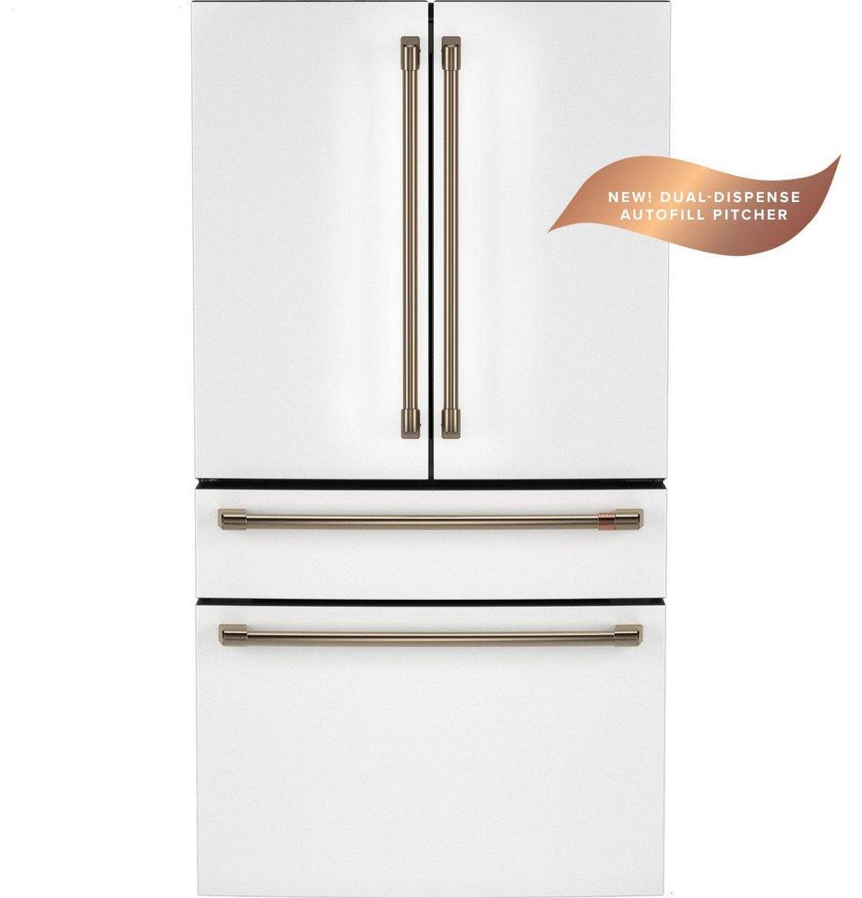 CAFT ENERGY STAR 23.2 CU. FT. SMART COUNTER-DEPTH 4-DOOR FRENCH-DOOR REFRIGERATOR WITH DUAL-DISPENSE AUTOFILL PITCHER 