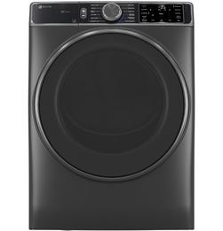 28 in. 7.8 cu. ft. Front Load Electric Steam Dryer in Carbon Graphite