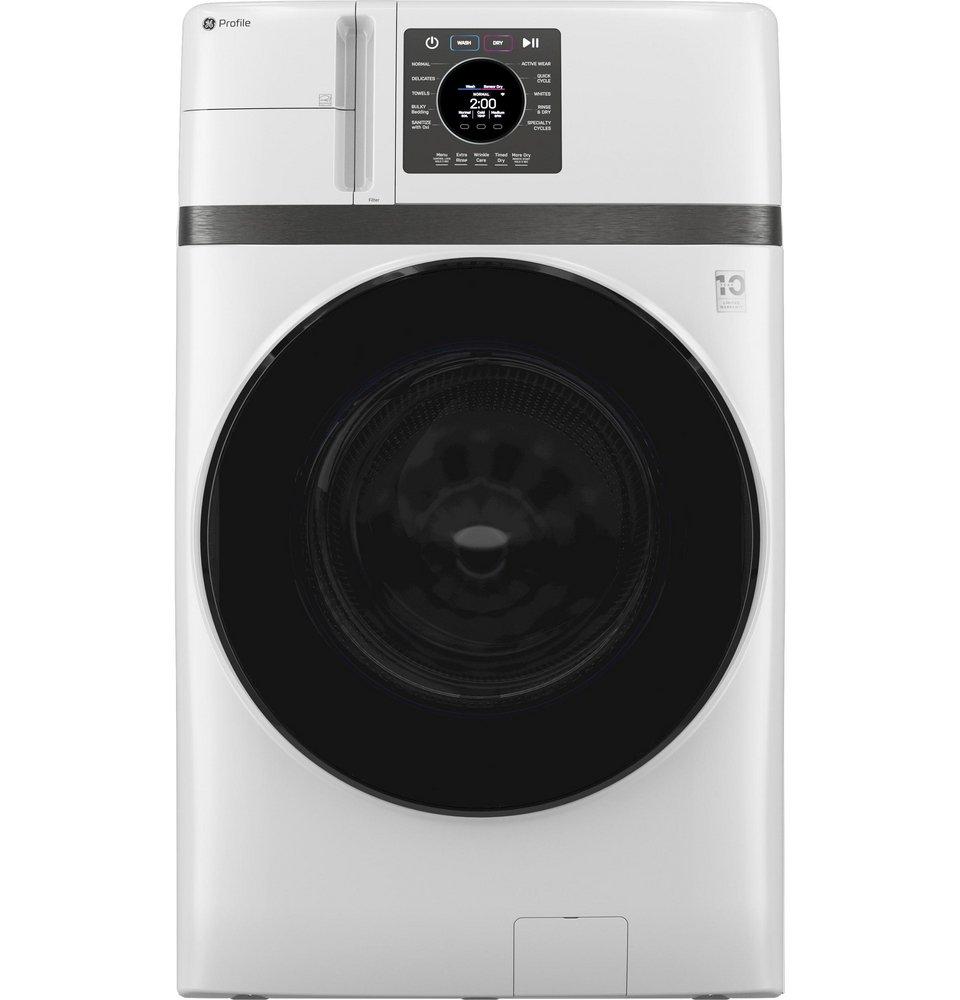 4.6 cu. ft. Front Load All-in-One Washer/Dryer with PowerSteam Technology in White 