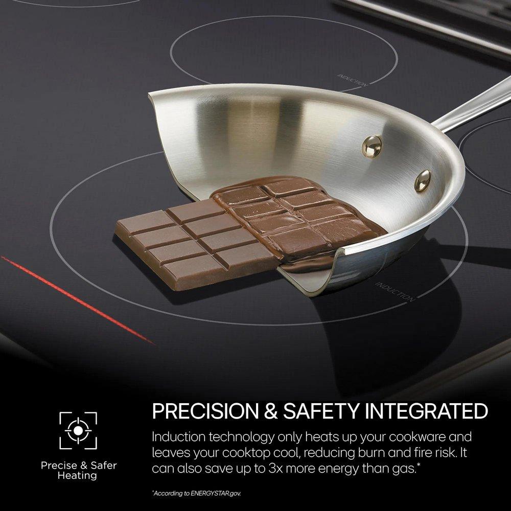 36 in. Induction Cooktop in Black 