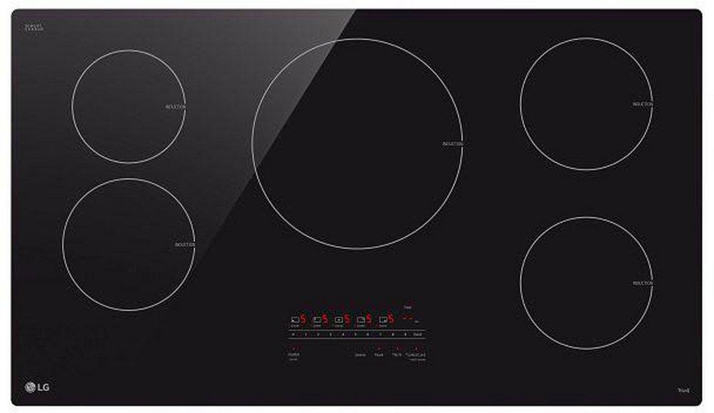 36 in. Induction Cooktop in Black 