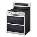 7.3 CU.FT. ELECTRIC DOUBLE OVEN RANGE WITH PROBAKE CONVECTION EASYCLEAN INSTAVIEW AIR FRY AIR SOUS VIDE SCAN TO COOK SMOOTHTOUCH 5 ELEMENT STAINLESS STEEL 