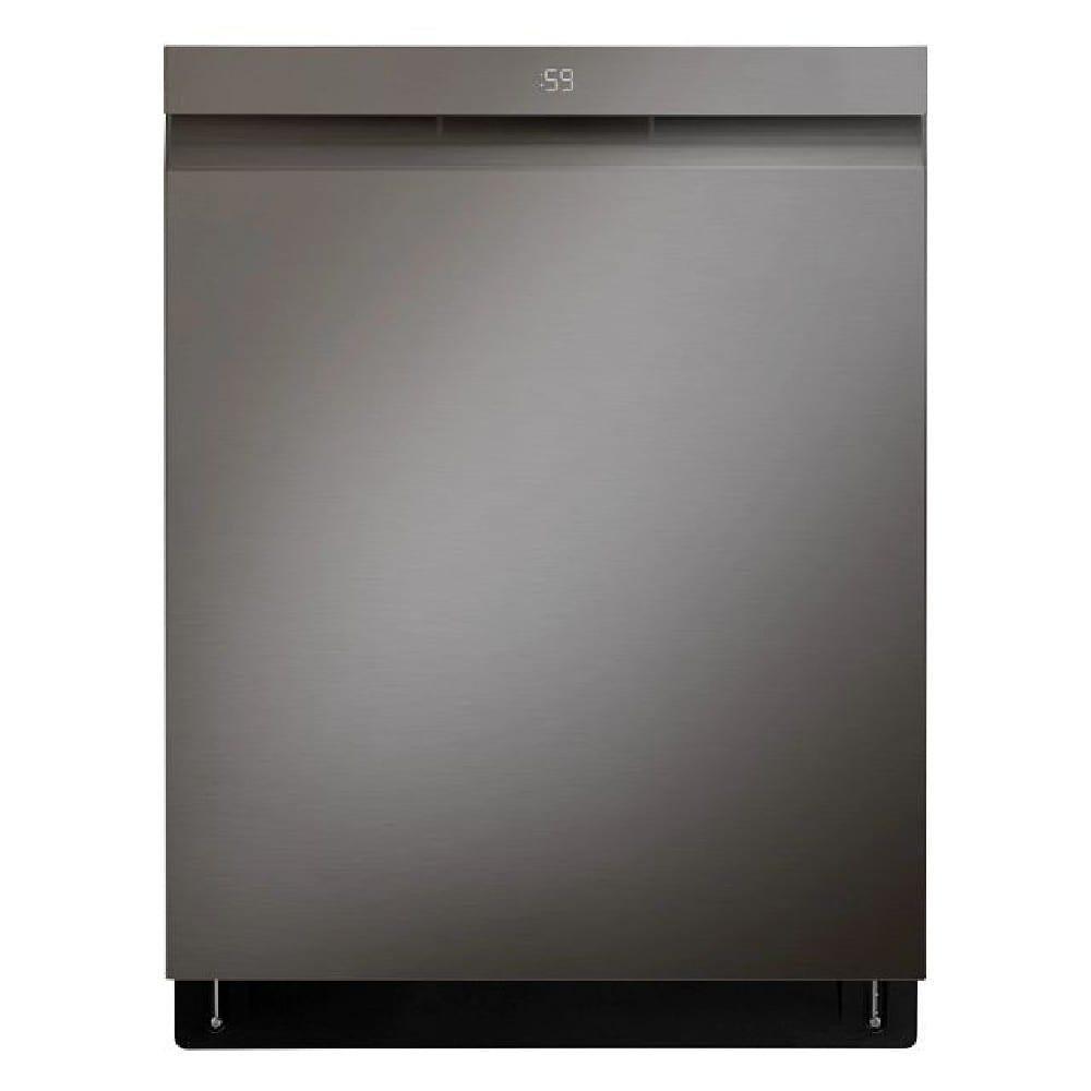 FRONT CONTROL WITH POCKET HANDLE 1-HOUR WASH AND DRY 46 DB QUADWASH DYNAMIC DRY 3RD RACK EASYRACK PLUS HIDDEN FRONT COUNT DOWN TIMER PRINTPROOF BLACK STAINLESS STEEL 