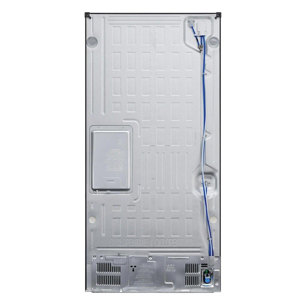 25 CU. FT. 3 DOOR FRENCH DOOR REFRIGERATOR 33 WIDTH STANDARD DEPTH DUAL HANDLE ICE & WATER DUAL ICE PRINTPROOF STAINLESS STEEL 