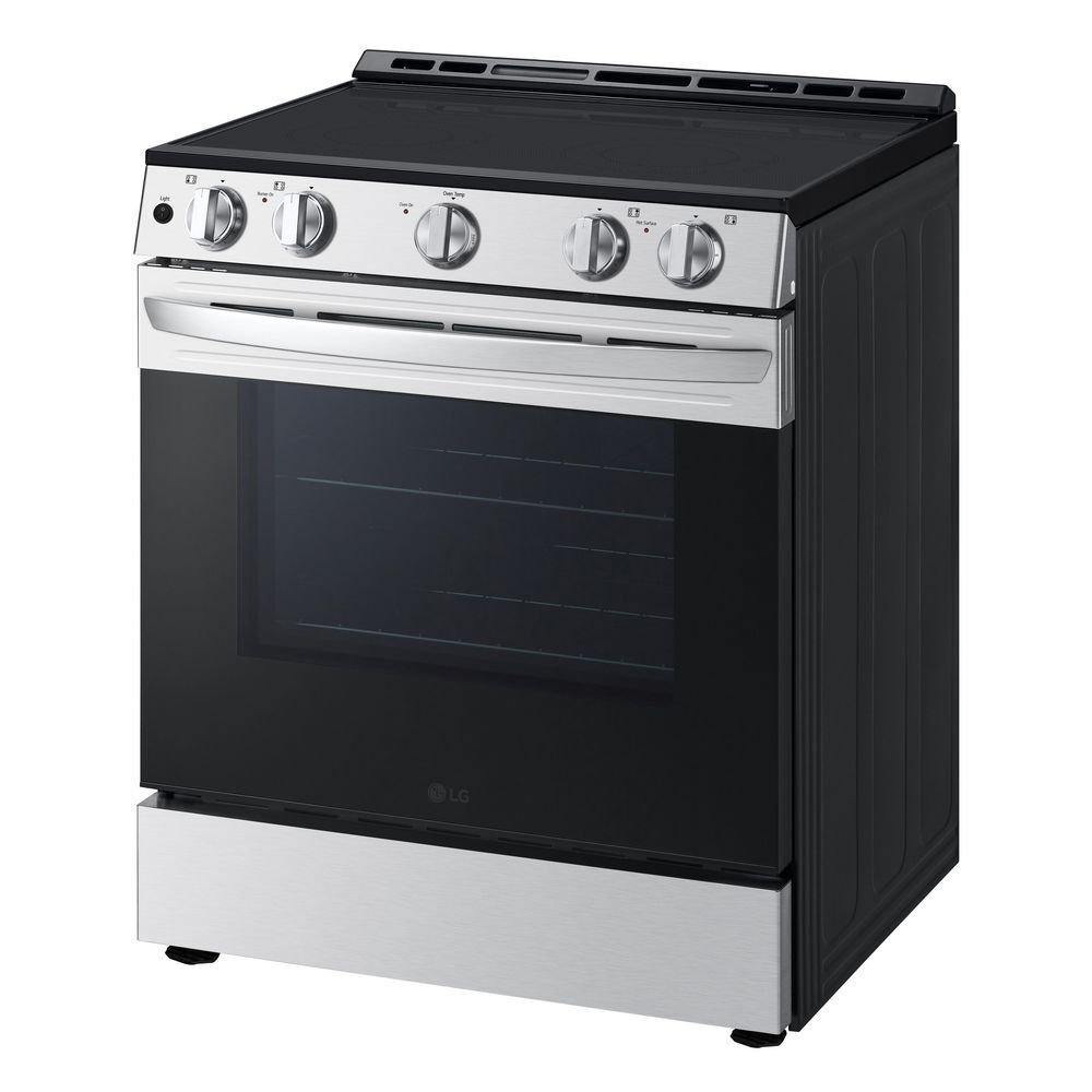 Electric Slide-In Range with 6.3 cu.ft. Oven in Stainless Steel 