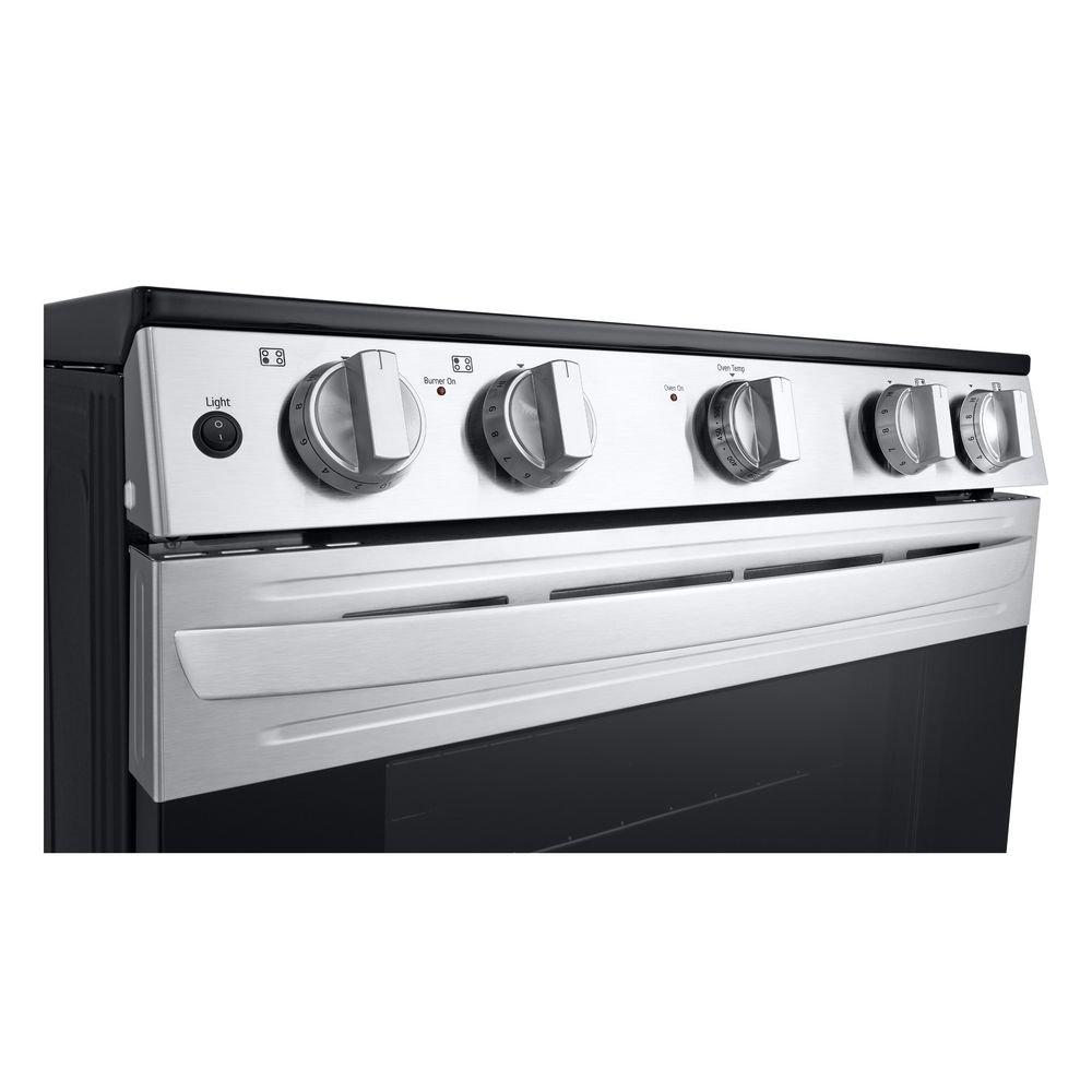 Electric Slide-In Range with 6.3 cu.ft. Oven in Stainless Steel 