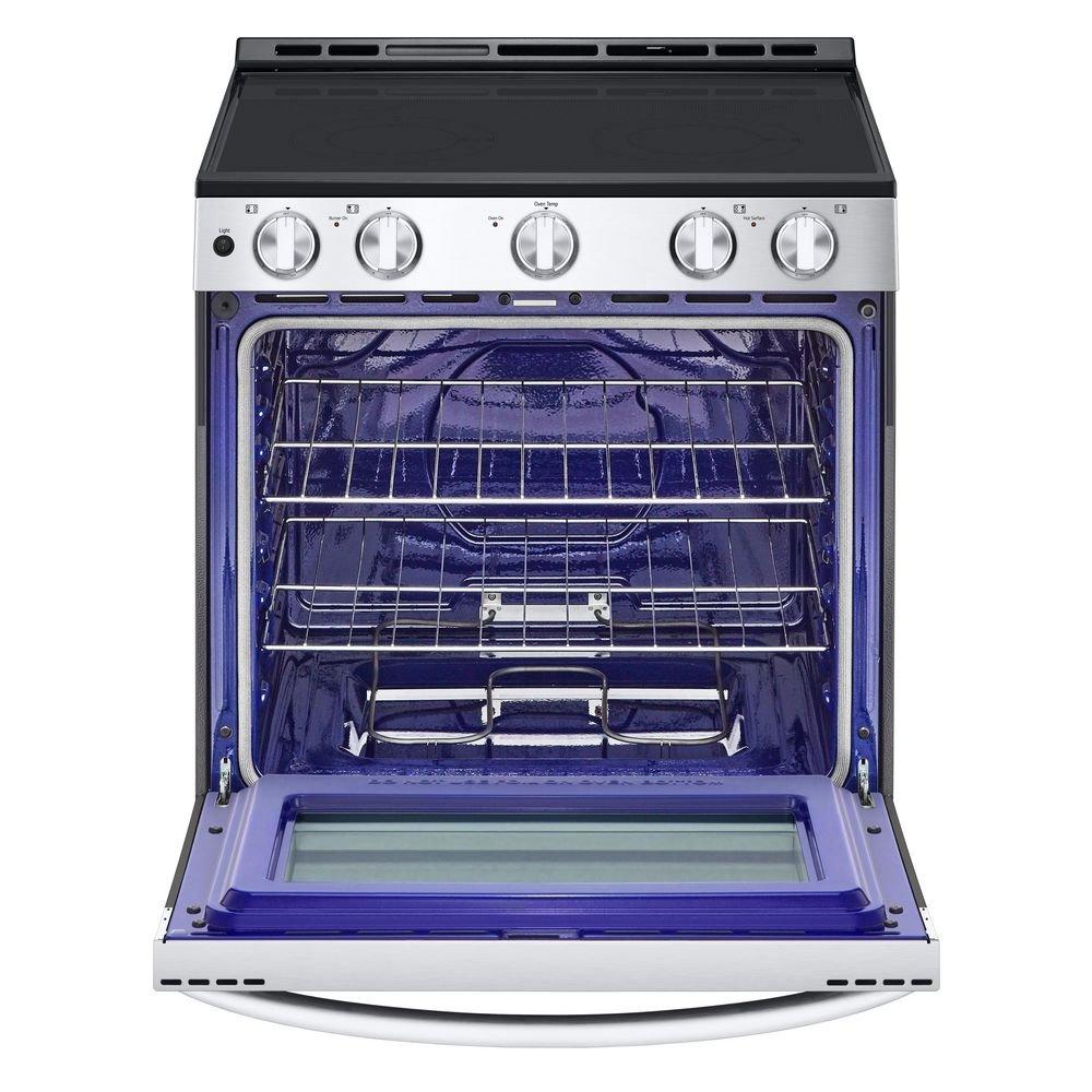 Electric Slide-In Range with 6.3 cu.ft. Oven in Stainless Steel 