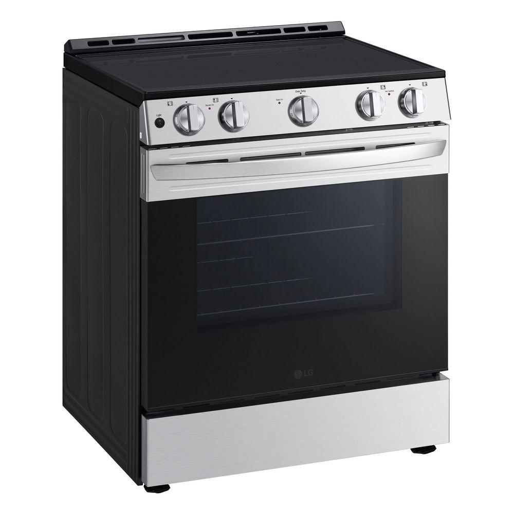 Electric Slide-In Range with 6.3 cu.ft. Oven in Stainless Steel 