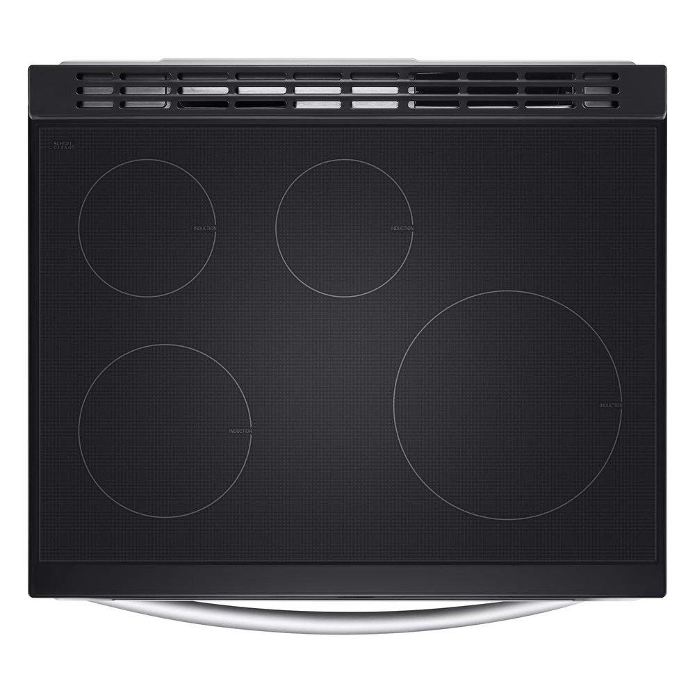 6.3 CU. FT. SMART INDUCTION SLIDE-IN RANGE WITH FAN CONVECTION AIR FRY PRINTPROOF STAINLESS STEEL 