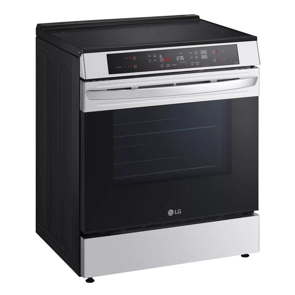 6.3 CU. FT. SMART INDUCTION SLIDE-IN RANGE WITH FAN CONVECTION AIR FRY PRINTPROOF STAINLESS STEEL 