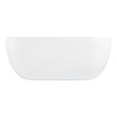 65 in. Freestanding Bathtub with Universal Drain in White 