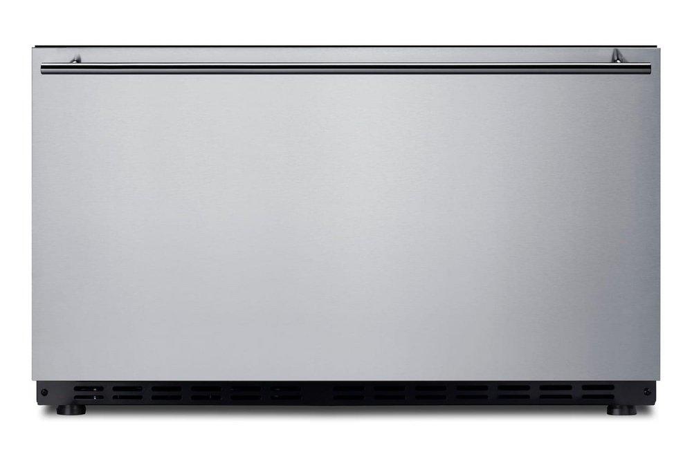 30 INCH WIDE 2.5 CU. FT. REFRIGERATOR DRAWER WITH TEMPORARY MEMORY FUNCTION AND CHILD LOCK STAINLESS STEEL 