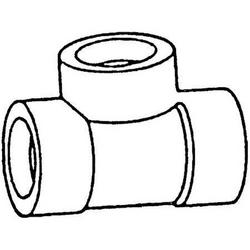 1/4 in. 3000# SS 304L SW Tee Stainless Steel Socket Weld