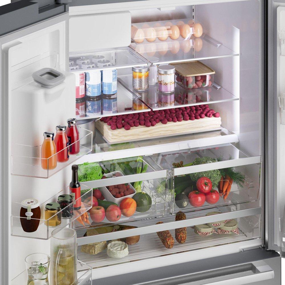 21.6 cu. ft. French Door Refrigerator in Silver 