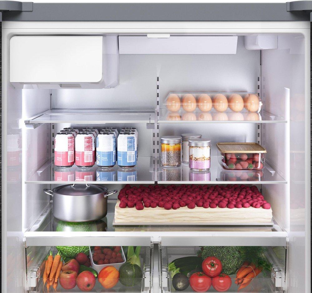 21.6 cu. ft. French Door Refrigerator in Silver 