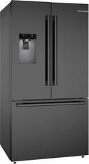 36 500 SERIES 3-DOOR STANDARD DEPTH EXTERNAL ICE/WATER BLACK STAINLESS STEEL 