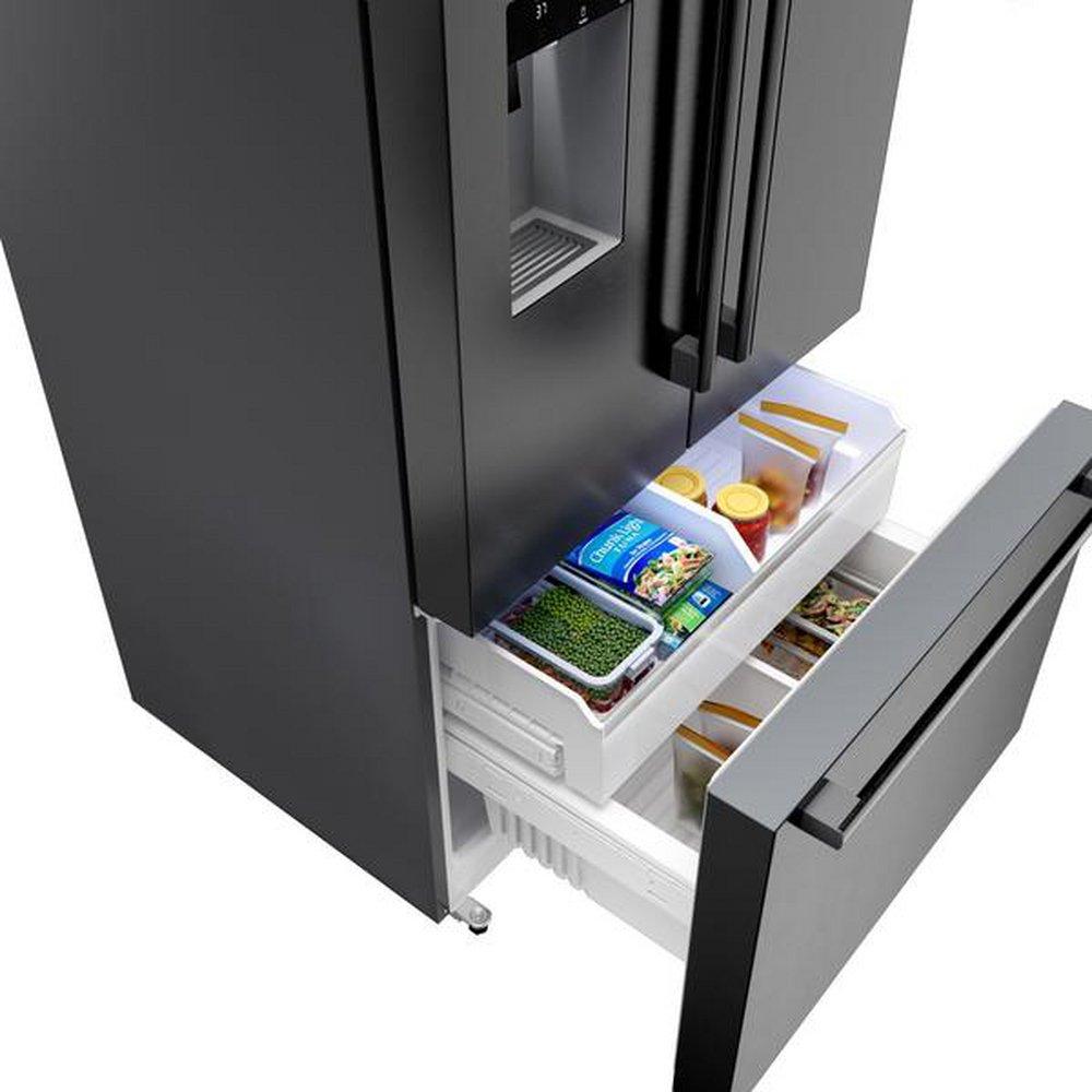 26 cu. ft. French Door Refrigerator in Black 