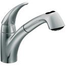 Moen Polished Chrome Single Handle Pull Out Kitchen Faucet 