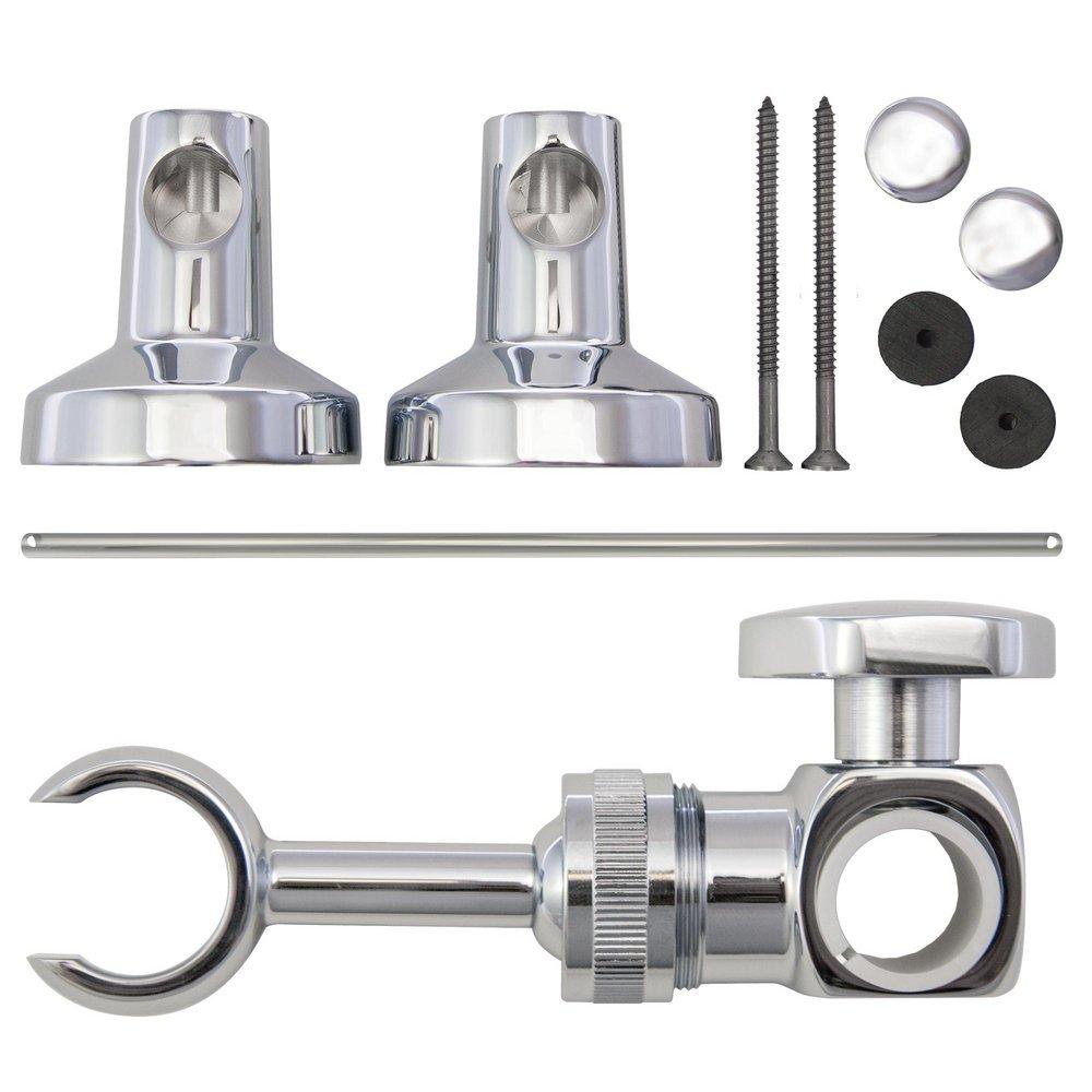 Moen Chrome Adjustable Slide Bar with Attaching Hardware 