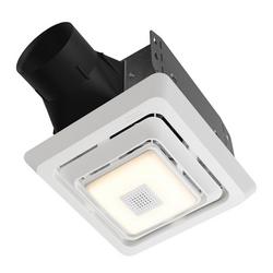 70 CFM Bathroom Exhaust Fan with LED Light & Bluetooth Speaker - 2 Sones - Energy Star Rated