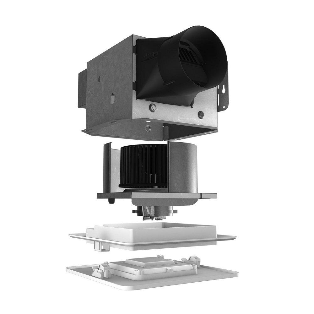 BROAN-NUTONE ROOMSIDE SERIES 80 CFM 1.5 SONES FAN/LIGHT HUMIDITY SENSING ENERGY STAR CERTIFIED 