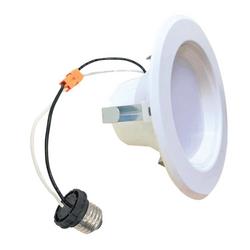 9W LED 4in. Retrofit Round Recessed Downlight, 4000K Dimmable in White