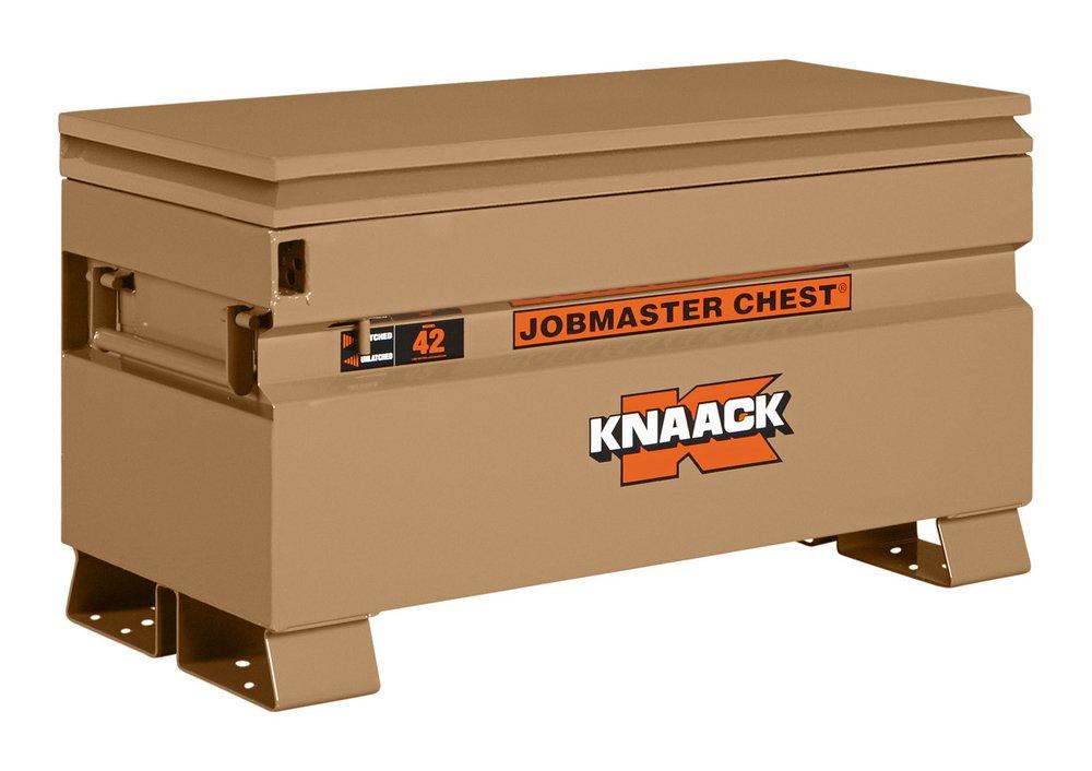 Knaack Tan 42 x 19 x 23-3/8 in. Powder Coated Steel Jobsite Storage Chest 