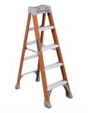 5 ft. Fiberglass Step Ladder Type IA 300-Pound Load Capacity