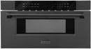 CCY BUILT IN MICROWAVE DRAWER 30 BLACK STAINLESS STEEL 1.2 1000W 