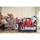 Red and Black Professional 16" Tool Bag with Shoulder Strap and Multiple Pockets 